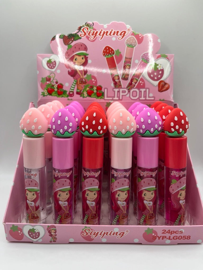 StrawberryShortcake Lip Gloss w/Strw. Charm