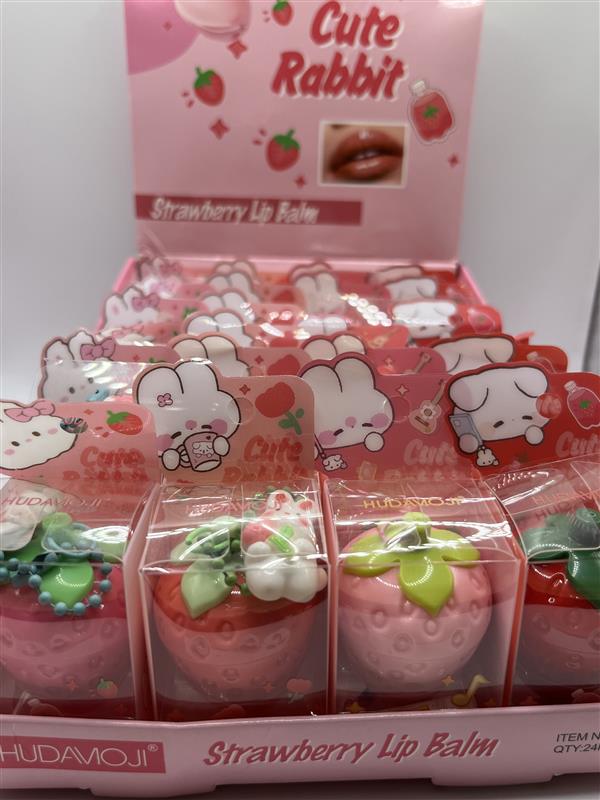 Strawberry Bunny Lip Balm