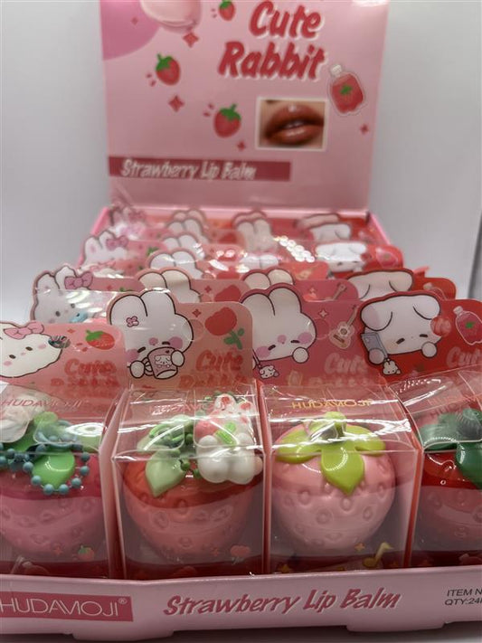 Strawberry Bunny Lip Balm