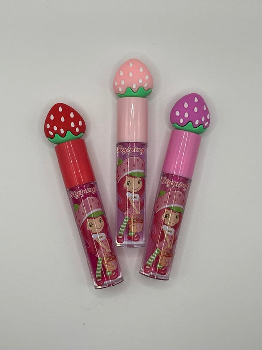 StrawberryShortcake Lip Gloss w/Strw. Charm